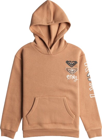 Roxy Hettegenser Surf Føler seg børstet Camel Roxy 12 år 152 Hettegenser Brun