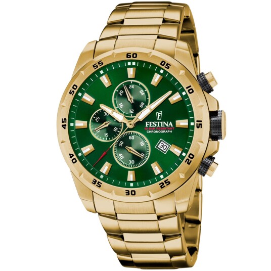 Festina Chrono Sport F20541/3 - Herre - 45 mm - Analog - Kvarts urverk - Mineralglas