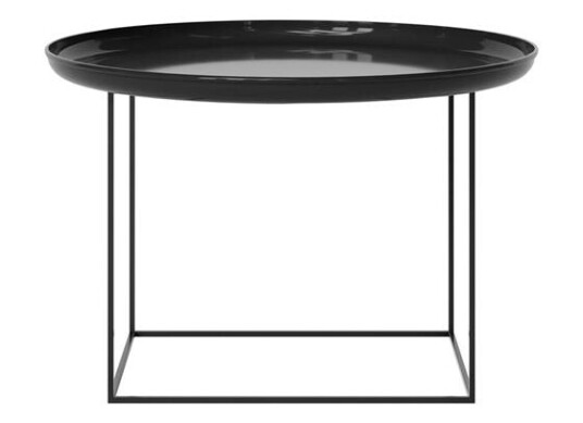 NORR11 Duke Salongbord Medium Lakkert Obsidian
