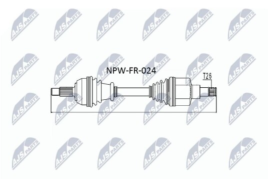 Nty Drivaksel NTY NPW FR 024