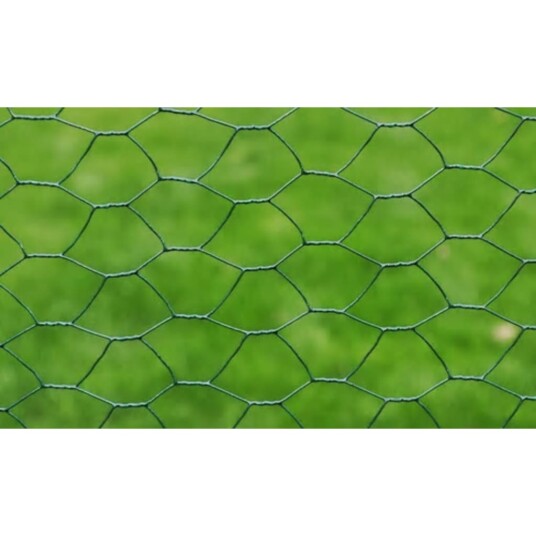 vidaXL Trådgjerde kylling galvanisert med PVC belegg 25x0,5 m grønn vidaXL Trådgjerde kylling galvanisert med PVC belegg 25x0,5 m grønn
