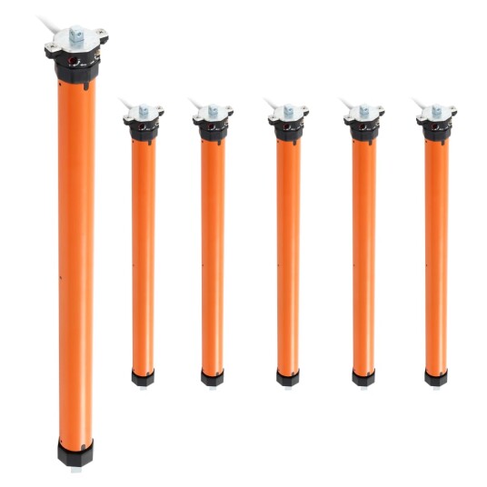 Rørformede motorer 6 stk 10 Nm