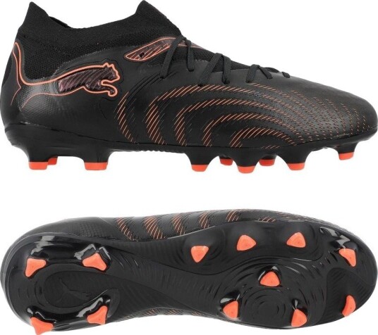 PUMA Future 9 Pro FG/AG Eclipse   PUMA Svart/rød/Strong Gray Barn størrelse 30