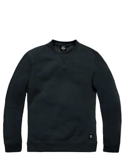 Vintage Industries Greeley Crewneck med rund hals Svart