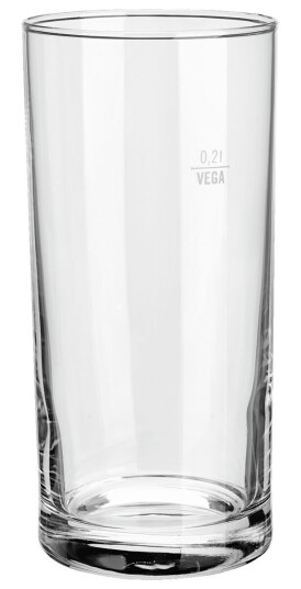 VEGA Highballglass Regular 29cl 6.3x13.5 cm  Transparent 0.2 l målestrek 12 Stykk 