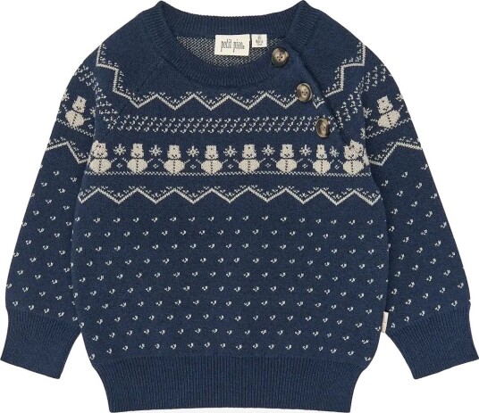 Petit Piao Ppgarland Knit Pullover NAVY BLAZER 86