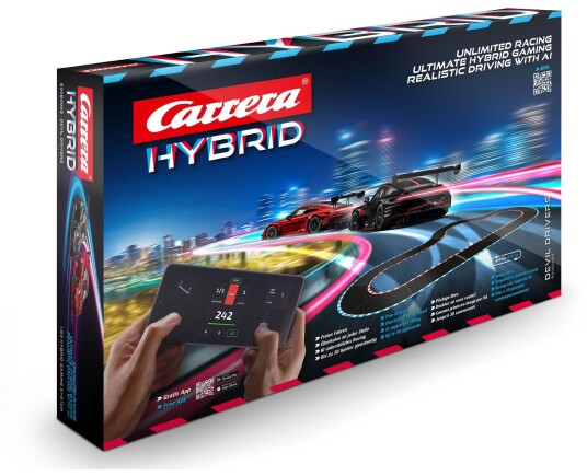 Carrera Hybrid Devil Drivers Hybrid RC Bilsett 2 Biler USB C Carrera Hybrid Devil Drivers Hybrid RC Bilsett 2 Biler USB C