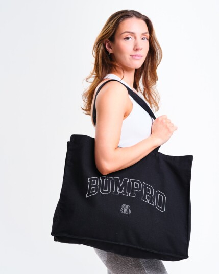 Bumpro Canvas Tote Bag Black - One Size