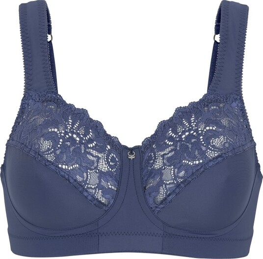 Abecita | Support Soft Bra Charcoal Blue | D x 105