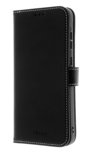 Insmat Flipetui for Samsung Galaxy A35 5G i Ekte Skinn - Svart