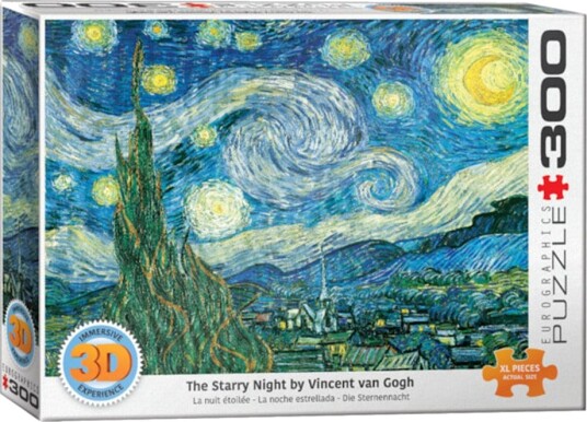 Eurographics 3D Puslespill - 300 Brikker - Starry Night