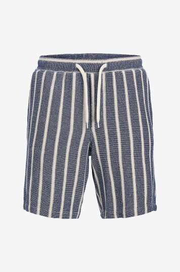 Jack & Jones Plus Shorts jpstJaiden Coba Stripe Jog Short SN Blå Jack & Jones Plus Shorts jpstJaiden Coba Stripe Jog Short SN Blå