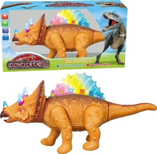 Batteridrevet Gående Dinosaur Med Stemme