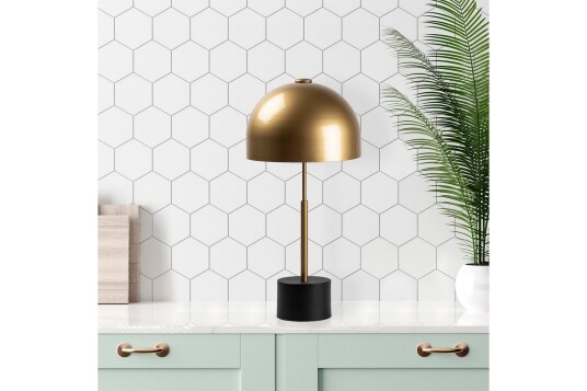 Bordlampe Blandet Kelorn Svart / Antikk Svart