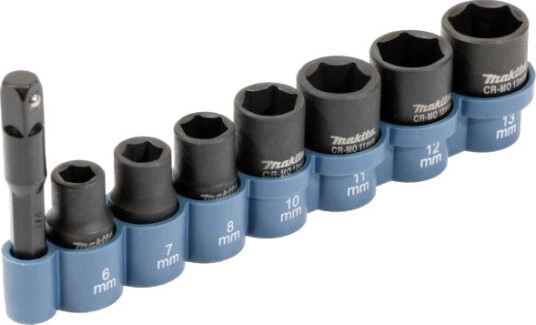 Makita Topnøglesæt 1/4 8 Dele E-12289
