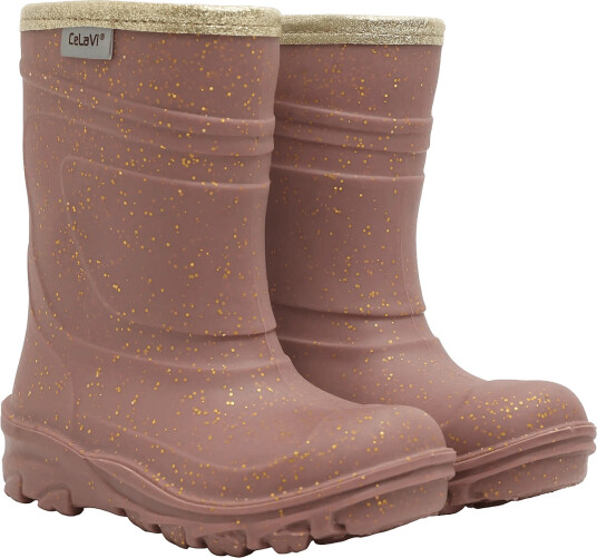 CeLaVi Thermal Wellies Tpr Embossed Brown 25