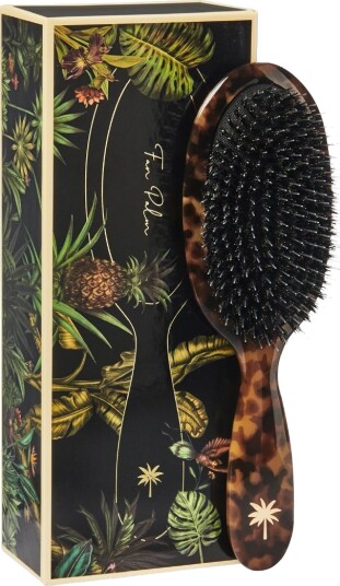 Fan Palm Boar & Nylon Brush Turtle Medium