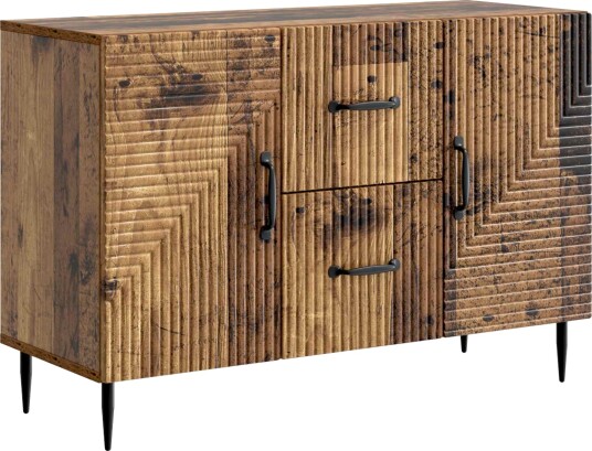 Serviesskap Gammelt tre 89 x 34,5 x 60 cm Konstruert tre Serviesskap Gammelt tre 89 x 34,5 x 60 cm Konstruert tre