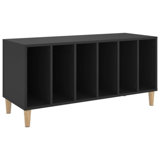 Hifi benk svart 100x38x48 cm konstruert tre