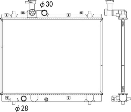 DIEDERICHS DCM3902 Radiator motorkjøling