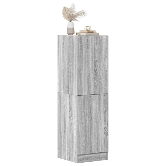  Kjøkkenskap grå sonoma 38x41,5x131,5 cm konstruert tre 8721158651488
