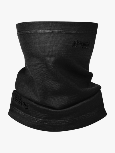 Bergans Wool Neck Warmer Sort ONE SIZE
