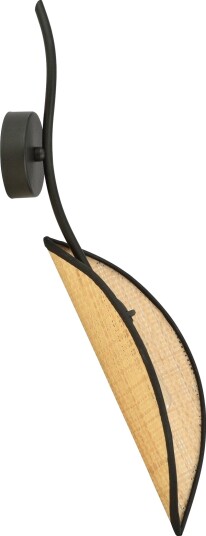 Vegglampe Orno Petalo Vegglampe Maks. 40W E14 Svart Rattan Vegglampe Orno Petalo Vegglampe Maks. 40W E14 Svart Rattan