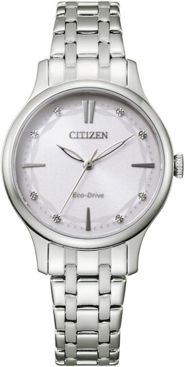 Citizen Dameklokke EM0890 85A Hvit/Stål Ø30.5 mm