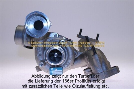 Turbolader SCHLÜTTER TURBOLADER 166 08320EOL