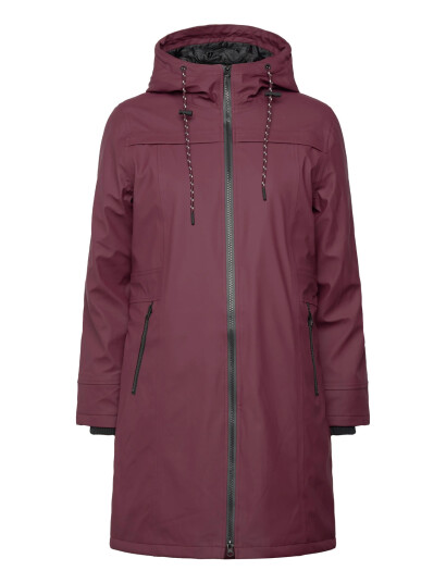 FREE/QUENT Fqrain-Jacket Burgundy S