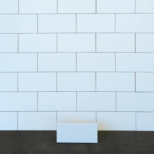 Arredo Flis Color Hvit Matt 10x20 cm