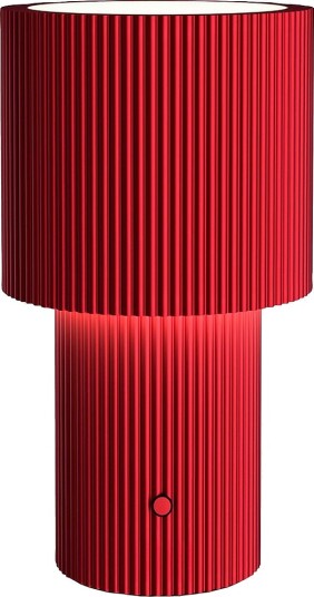 Herstal Bordlampe Iluma bærbar Rød Bordlamper