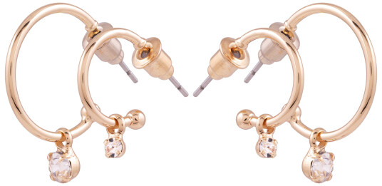 Dazzling J11 2 Pack Hoops Gold