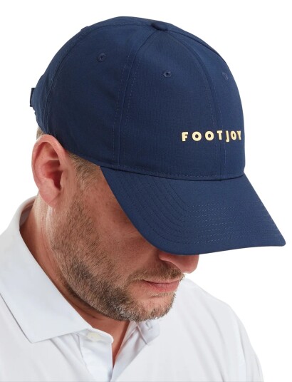 FootJoy Fj Wordmark Cap   Navy   ONE SIZE