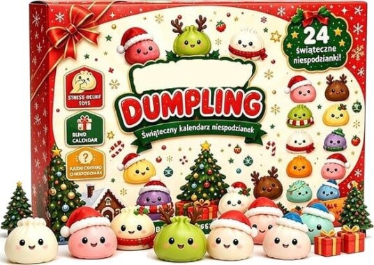 Adventskalender 2026 Jul 24 Dagers Mystisk Nedtelling Klemmeballer Leker