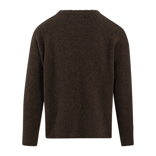 Perot Sweater Chocolate XL Teddy knit mock neck Perot Sweater Chocolate XL Teddy knit mock neck