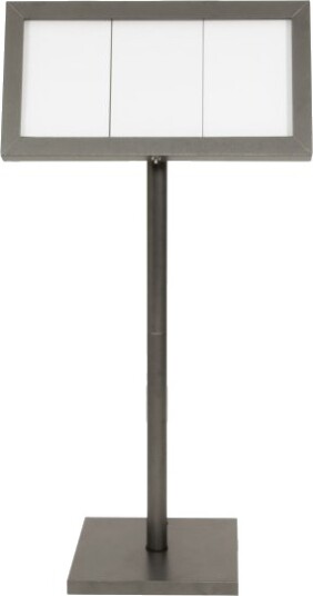 Securit® 3Xa4 Coated Steel Belyst Informationsdisplay