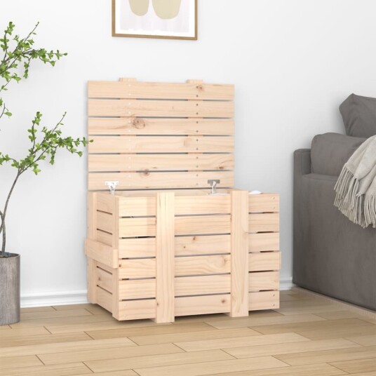 vidaXL Putekasse 58x40,5x42 cm heltre furu