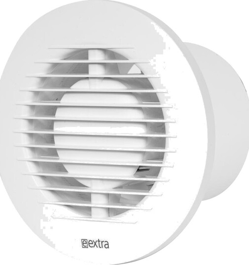 Europlast E EXTRA Elektrisk Vifte Rund Ø150mm m/kulelager Timer Hvit