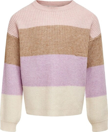 Kids Only Kogsandy L/S Stripe Pullover Knt Noos - Multi/patterned - 134-140