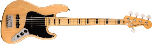 Squier Classic Vibe '70s Jazz Bass V Natural, Mn Squier Classic Vibe '70s Jazz Bass V Natural, Mn