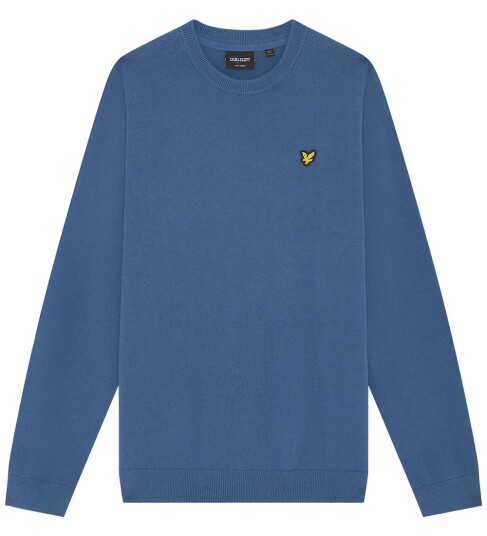 Lyle & Scott Genser Cotton Crew Neck Jumper Blå Lyle & Scott Genser Cotton Crew Neck Jumper Blå