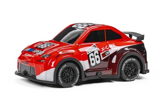 Tec-Toy Mini Rally 1:24 Radiostyrt Bil med Lys Rød 2,4 GHz