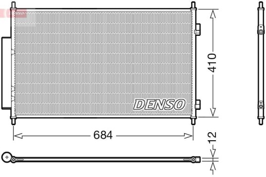 Kondensator DENSO DCN40027 Kondensator DENSO DCN40027