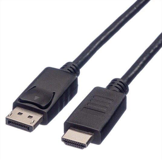 ROLINE DisplayPort Cable, DP - HDTV, M/M, 1.5m