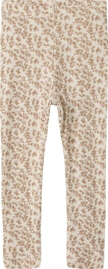 Name It Leggings NmfOlena Peyote Melange Name It 1½ år (86) Leggings Beige Brun Rosa