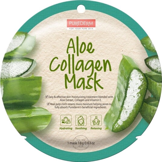 Purederm Aloe Collagen Mask-C 18 g Purederm Aloe Collagen Mask-C 18 g