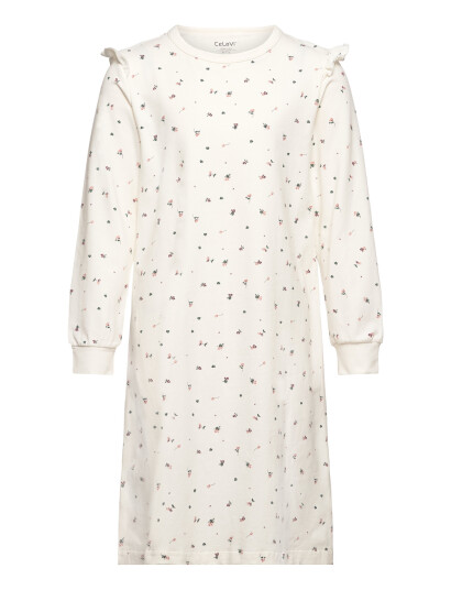 CeLaVi Nightdress -Aop - Cream - 100