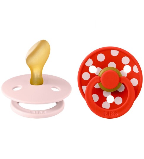 BIBS Colour Smokker Str. 2 Anatomisk 2 pack Blossom/Cand BIBS 6 18 md Smokk Rosa Rød 62 86 BIBS Colour Smokker Str. 2 Anatomisk 2 pack Blossom/Cand BIBS 6 18 md Smokk Rosa Rød 62 86