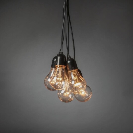 Konstsmide Lysslynge nedheng 20 LED - Amber Konstsmide Lysslynge nedheng 20 LED - Amber